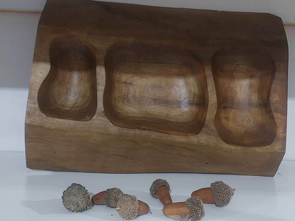 اردو خوری با چوب گردو دست ساز